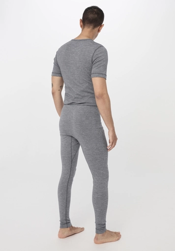 Leggings Regular aus Bio-Baumwolle mit Bio-Merinowolle und Seide - 1