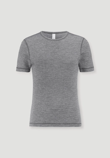 T-Shirt PURE FUNCTION mit Bio-Merinowolle und Seide