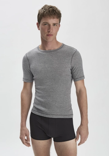 T-Shirt PURE FUNCTION mit Bio-Merinowolle und Seide - 0
