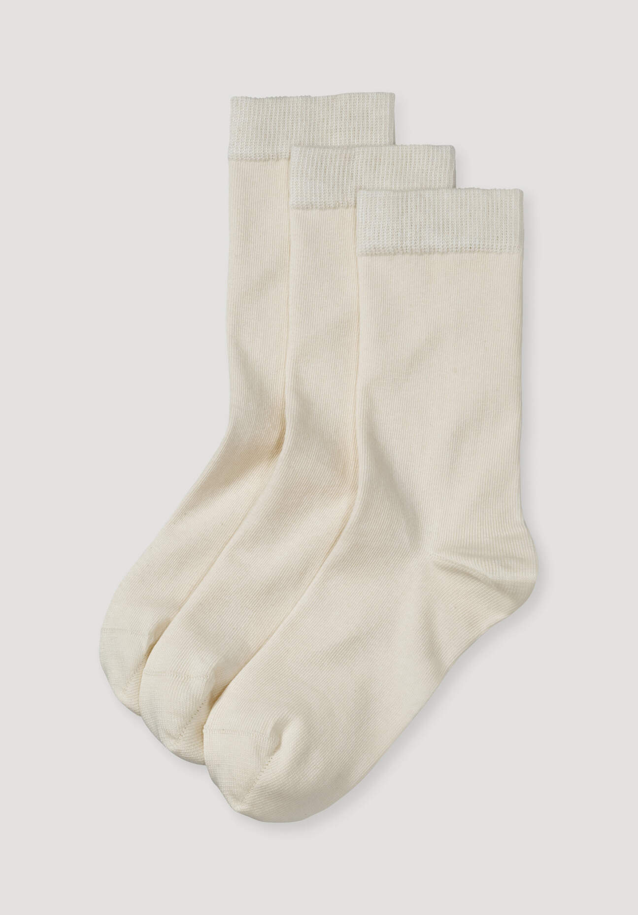 hessnatur Damen Socken aus Bio-Baumwolle - weiß Grösse38-40