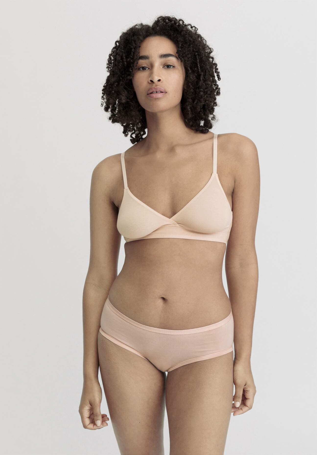 hessnatur Damen Triangel BH bügellos PURE SENSE aus TENCEL™ Modal - rosa Größe 85C