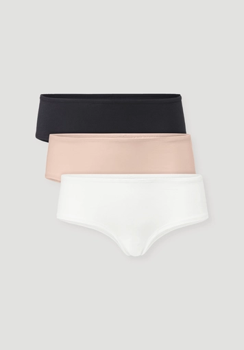 Panty regular cut in a pack of 3 COTTON FEEL made of organic cotton