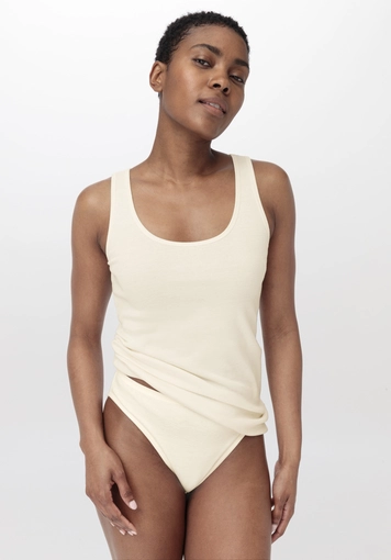 Rundhals Tanktop im 2-Pack PURE COTTON aus reiner Bio-Baumwolle - 0