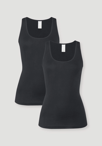 Rundhals Tanktop im 2-Pack PURE COTTON aus reiner Bio-Baumwolle Rundhals Tanktop im 2-Pack PURE COTTON aus reiner Bio-Baumwolle