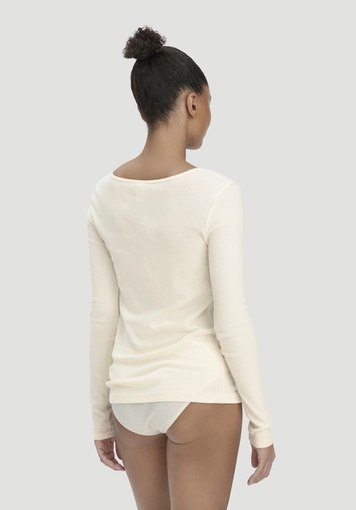 PURE NATURE long-sleeved shirt made from pure organic cotton - 1
