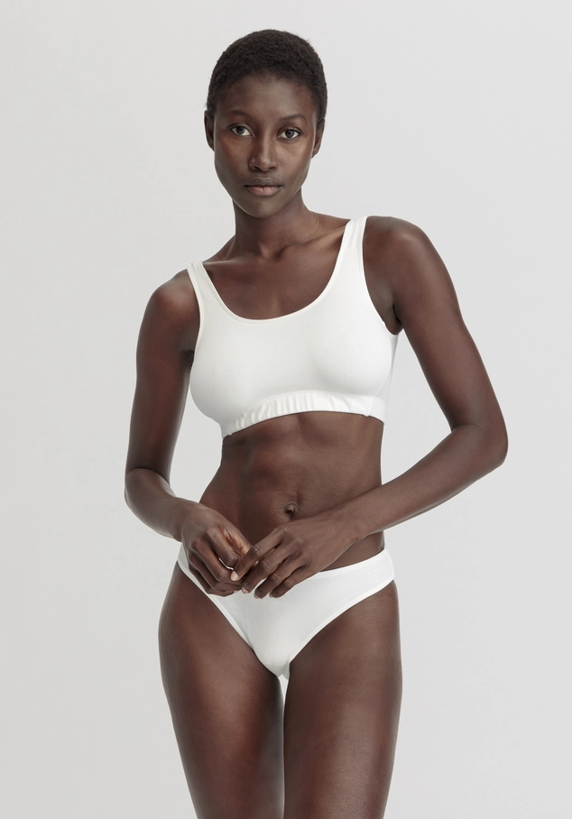 Bustier soft waistband COTTON FEEL made of organic cotton