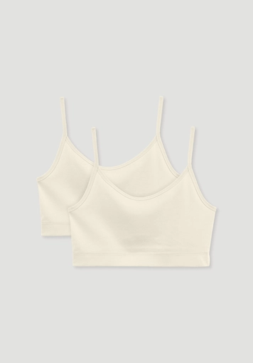 Bustier in a 2-pack PURE COTTON made of pure organic cotton - 3