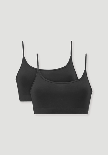 Bustier im 2er-Pack PURE COTTON aus reiner Bio-Baumwolle Bustier im 2er-Pack PURE COTTON aus reiner Bio-Baumwolle