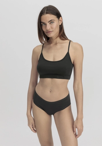 Bustier in a 2-pack PURE COTTON made of pure organic cotton - 0
