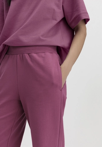 Relaxed lounge pants made from organic cotton with kapok - 1