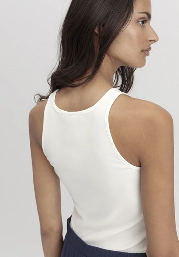 High-Neck Ribtop SOFT RIB aus Bio-Baumwolle - 1