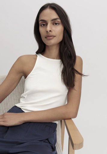 High-Neck Ribtop SOFT RIB aus Bio-Baumwolle - 2