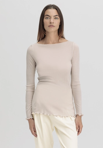 Longsleeve WARM TOUCH aus Bio-Merinowolle und TENCEL™ Lyocell - 0