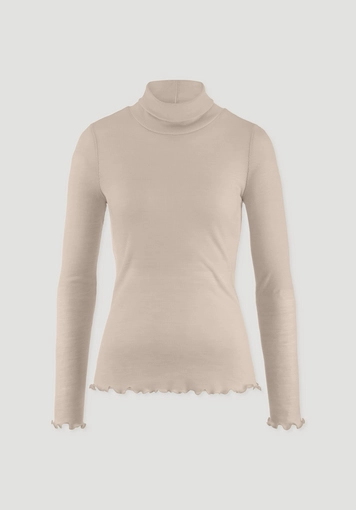 WARM TOUCH turtleneck long-sleeve shirt made from organic merino wool and TENCEL™ Lyocell - 2