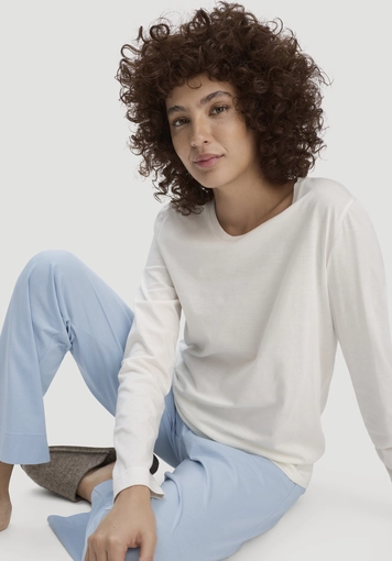 Schlaf Shirt PURE COTTON aus reiner Bio-Baumwolle - 1