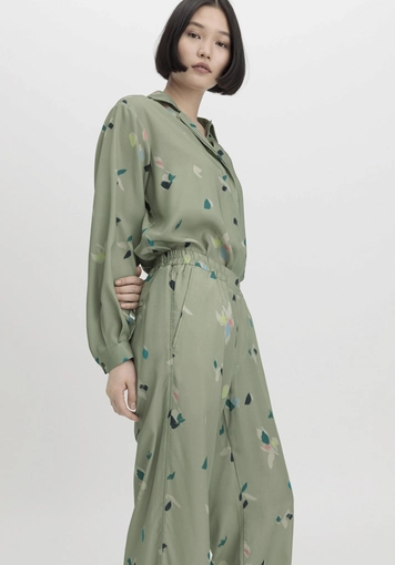 Wide Leg Relaxed Pants made from pure TENCEL™ Lyocell - 3