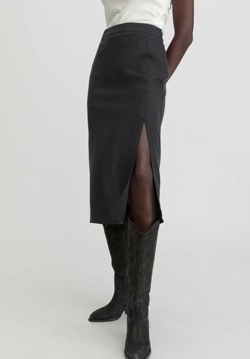 Rock Midi Regular aus reinem TENCEL™ Lyocell - 3