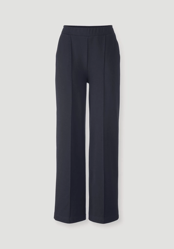Jersey trousers wide leg relaxed made of organic cotton