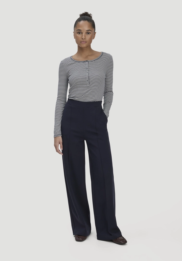 Jersey Hose Wide Leg Relaxed aus Bio-Baumwolle
