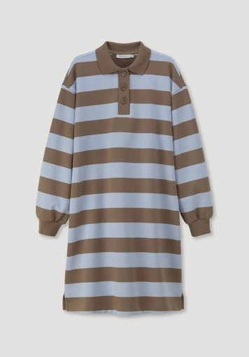 Sweat Kleid Streifen Relaxed aus reiner Bio-Baumwolle - 4