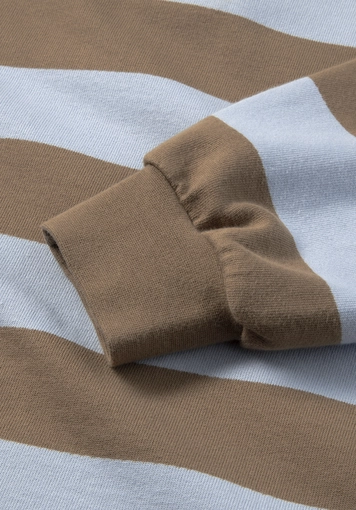 Sweat Kleid Streifen Relaxed aus reiner Bio-Baumwolle - 5