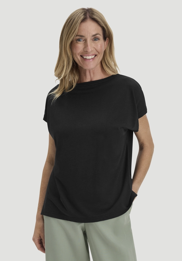 T-Shirt Oversize aus TENCEL™ Lyocell mit Bio-Baumwolle