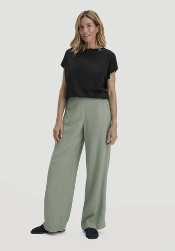 T-Shirt Oversize aus TENCEL™ Lyocell mit Bio-Baumwolle - 1