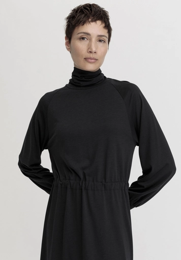 Jersey Kleid Midi Relaxed aus TENCEL™ Lyocell mit Bio-Baumwolle - 3