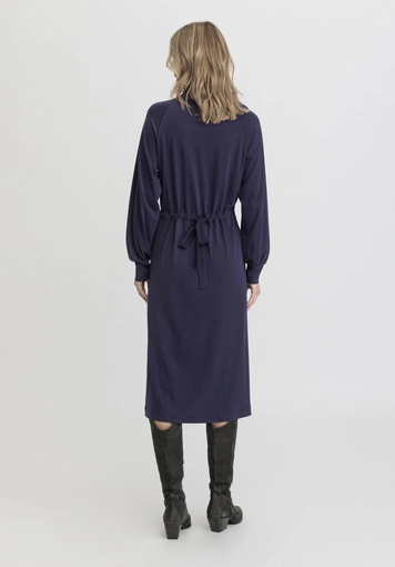 Jersey Kleid Midi Relaxed aus TENCEL™ Lyocell mit Bio-Baumwolle - 1