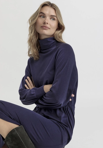 Jersey Kleid Midi Relaxed aus TENCEL™ Lyocell mit Bio-Baumwolle - 2