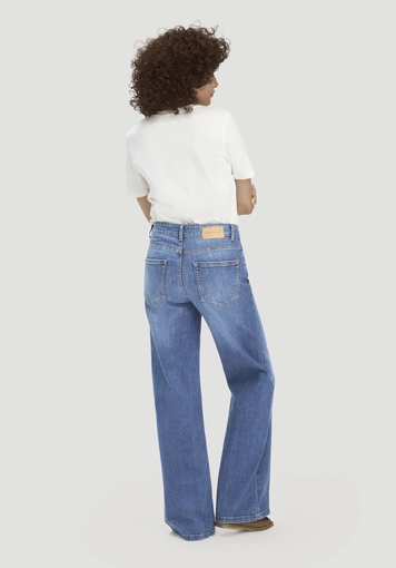 ALVA Wide Leg Jeans made from organic denim - 1