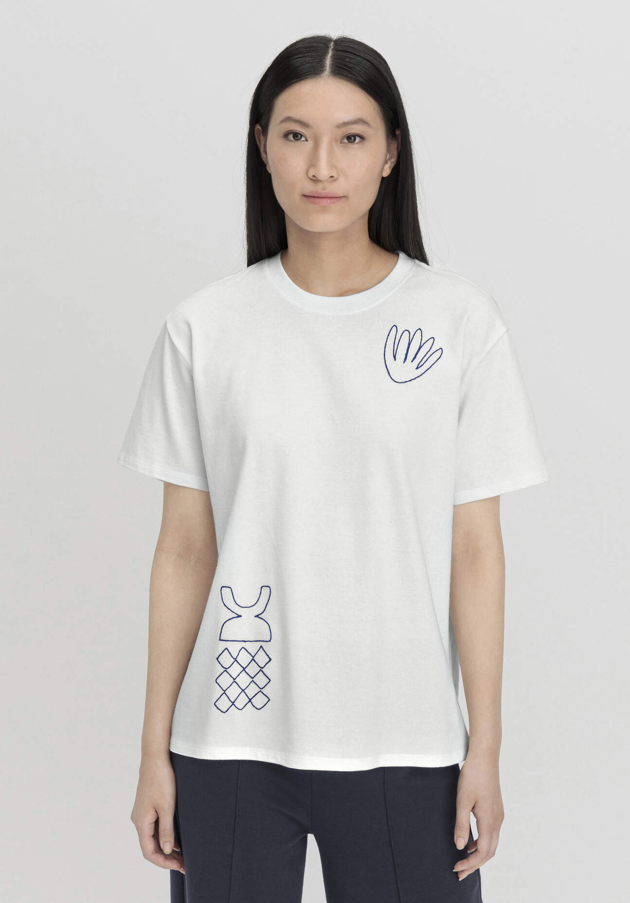 hessnatur Damen Heavy Shirt Oversize aus Bio-Baumwolle - weiß Grösse38