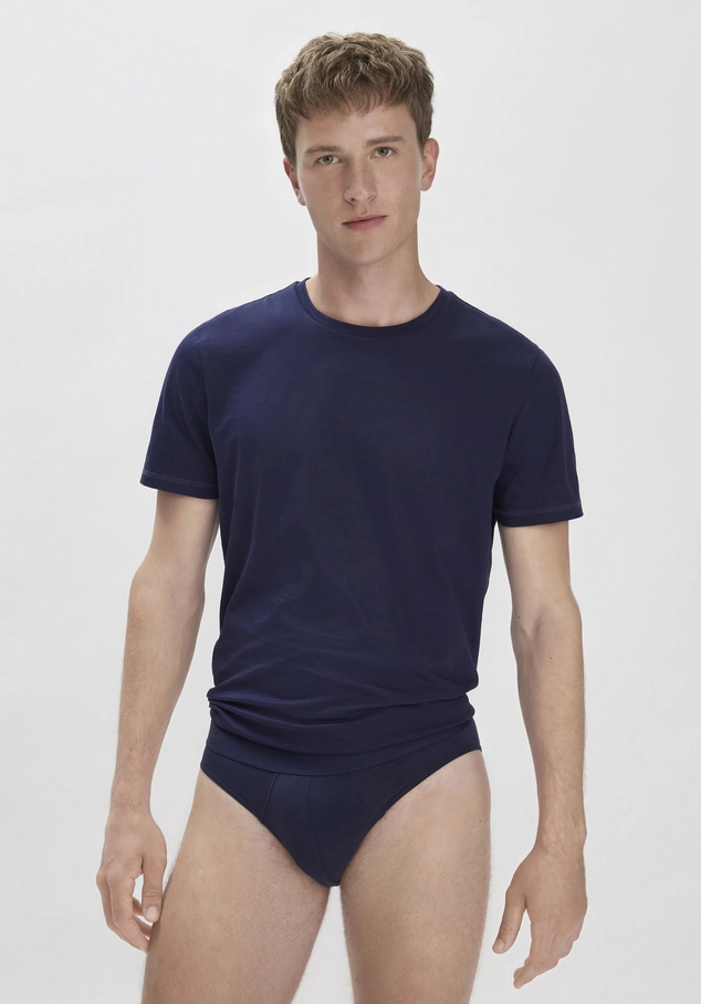 Regular cut briefs in a pack of 3 COTTON MIX made from organic cotton