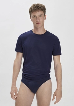Slip Regular Cut im 3er-Pack COTTON MIX aus Bio-Baumwolle
