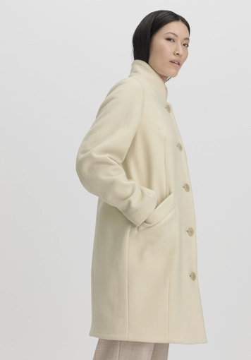 Relaxed wool coat made from pure organic merino wool - 3