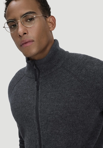 Wollfleece Jacke Regular aus reiner Bio-Merinowolle - 3