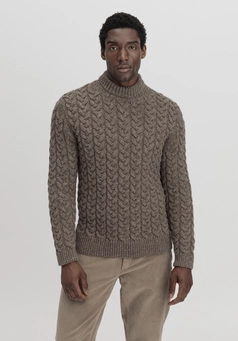 Rhön-Pullover Zopf Regular aus regionaler Schurwolle