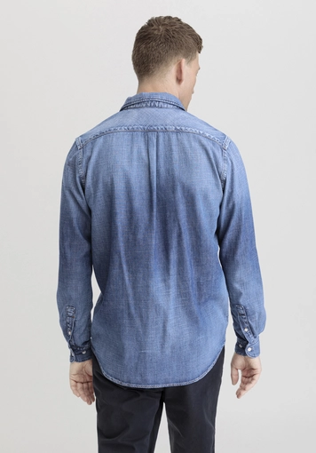 Jeans shirt regular made of pure organic denim - 2
