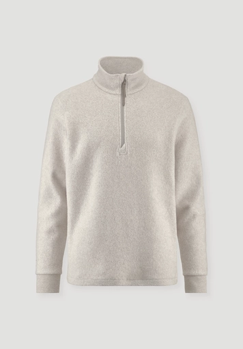 Fleece Troyer Relaxed aus reiner Bio-Baumwolle - 4