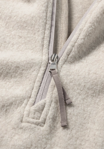 Fleece Troyer Relaxed aus reiner Bio-Baumwolle - 5