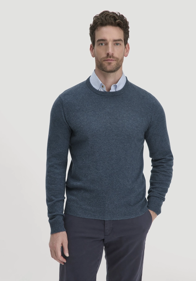 Strick Pullover Regular BETTER RECYCLING aus reinem Cashmere