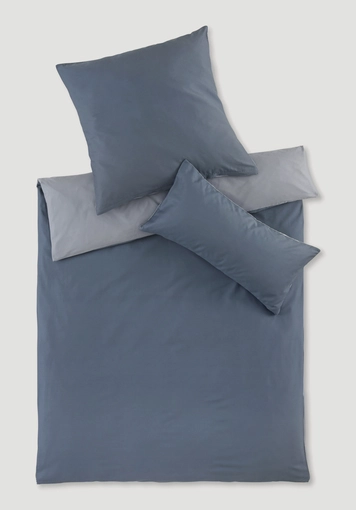 Satin Wende Bettwäsche Set aus reiner Bio-Baumwolle - 1