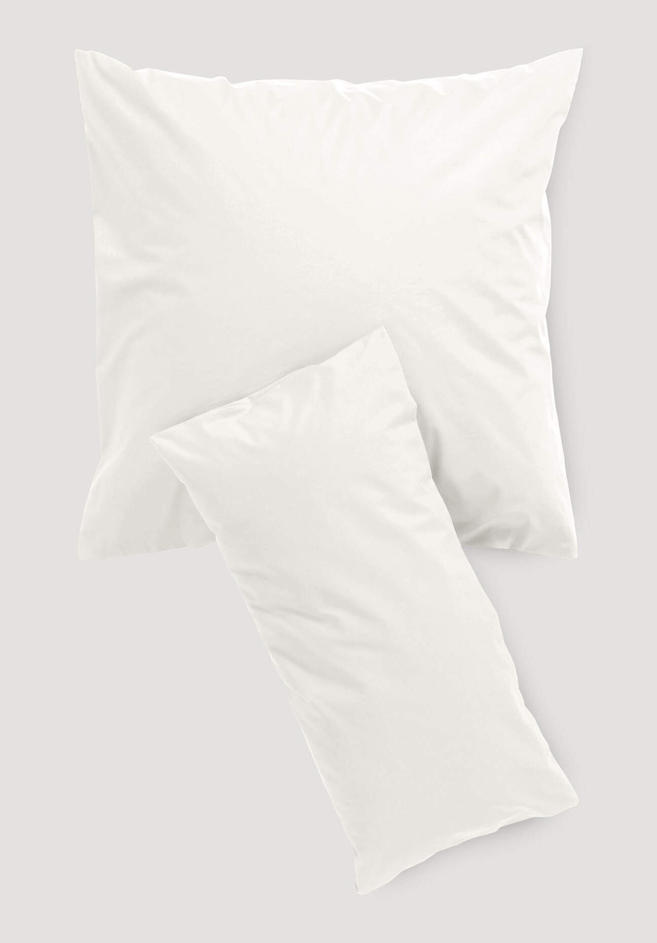 hessnatur Satin Kissenbezug aus Bio-Baumwolle - weiß - Größe 40x80 cm günstig online kaufen