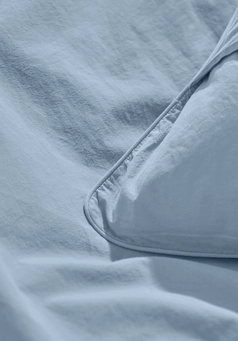 Percale bedding set made from pure organic cotton