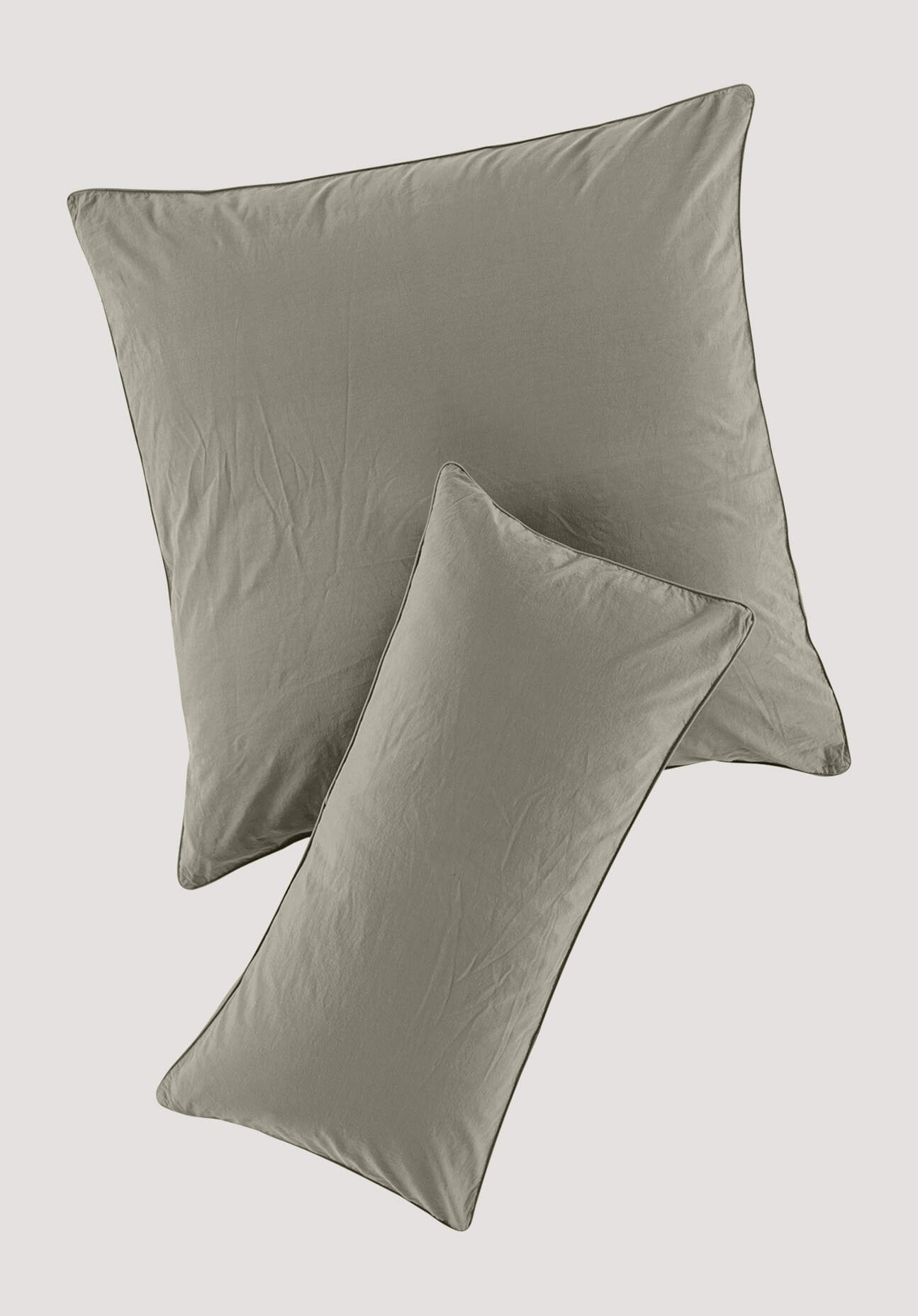 hessnatur Perkal Kissenbezug aus Bio-Baumwolle - grün - Größe 40x40 cm günstig online kaufen