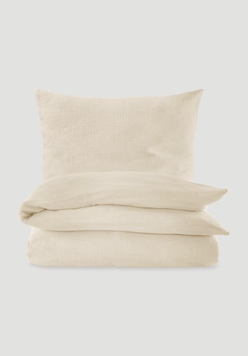 Pure organic cotton muslin bedding set