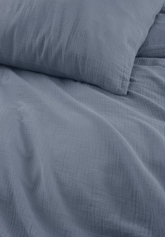 Musselin Bettwäsche-Set aus reiner Bio-Baumwolle