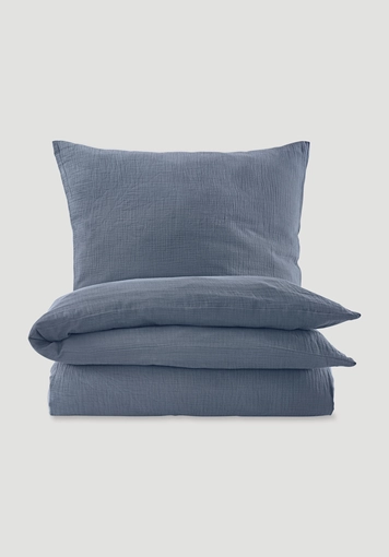 Musselin Bettwäsche-Set aus reiner Bio-Baumwolle