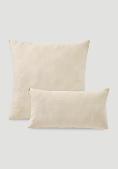 Pure organic cotton muslin cushion cover