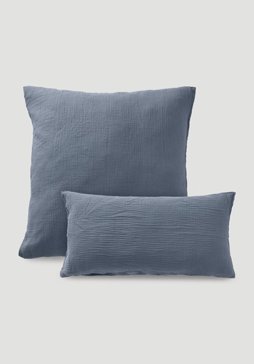 Pure organic cotton muslin cushion cover Pure organic cotton muslin cushion cover